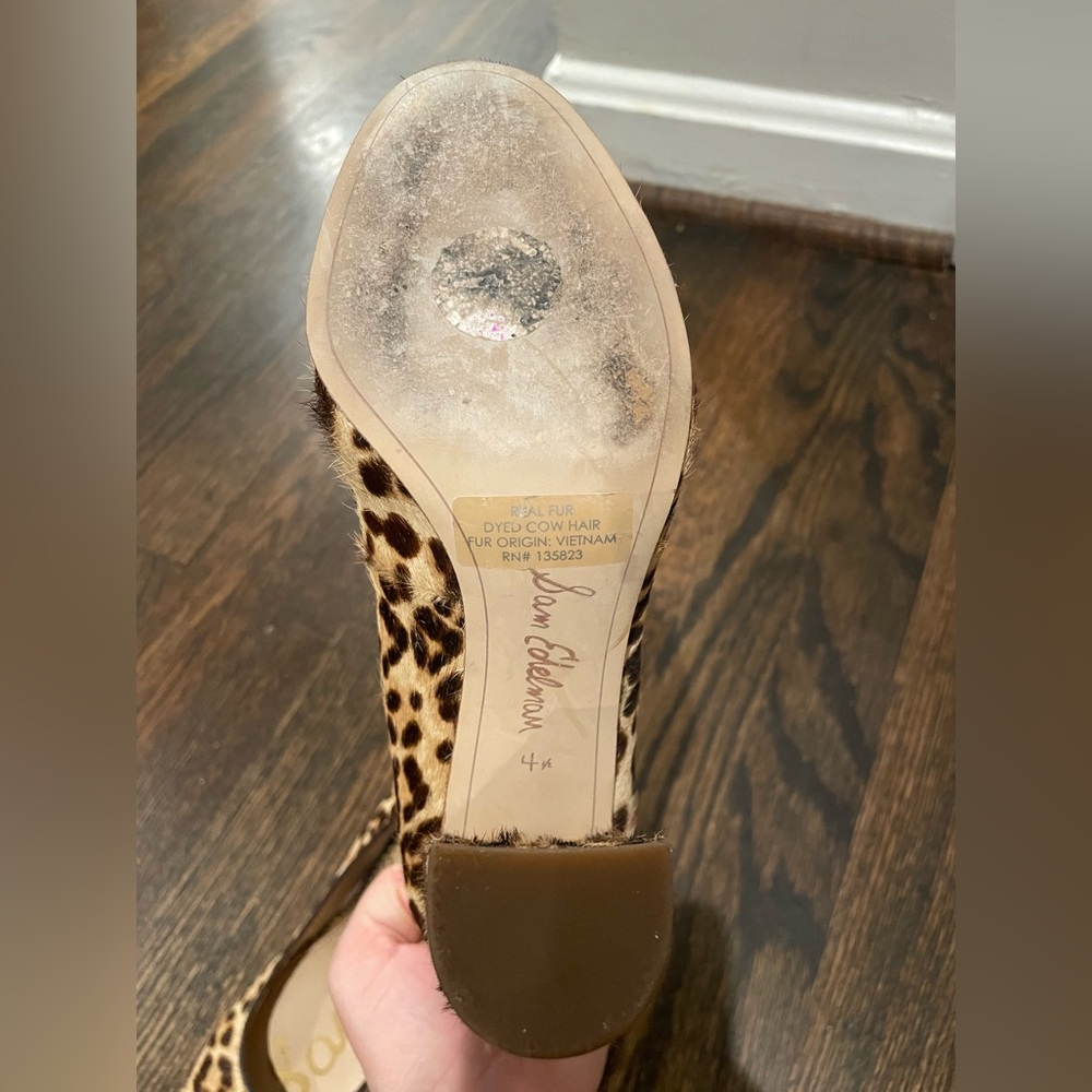 Leopard Sam Edelman Heels - Picture 5 of 5